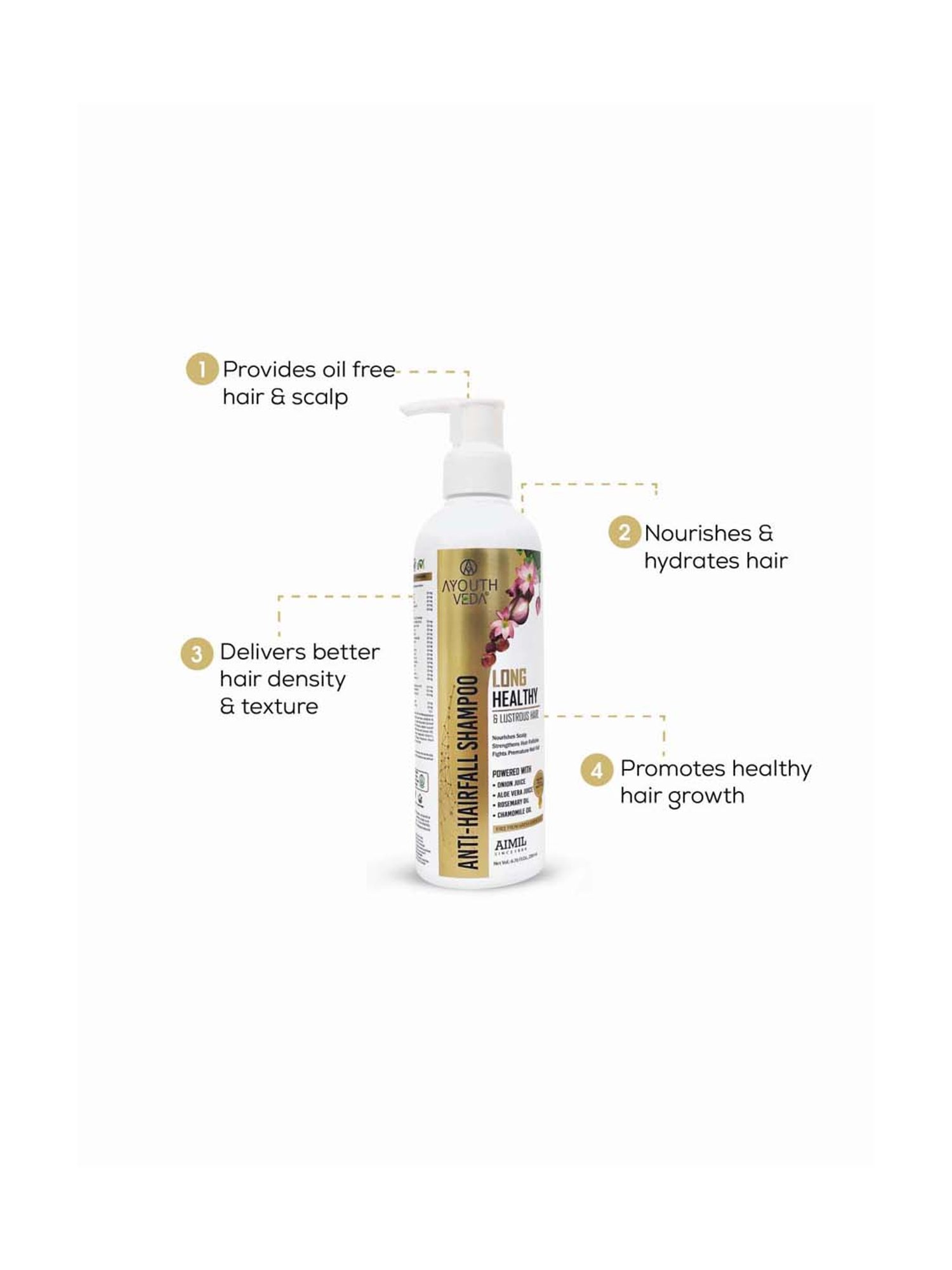 AyouthVeda Anti Hair Fall Shampoo - 200 ml