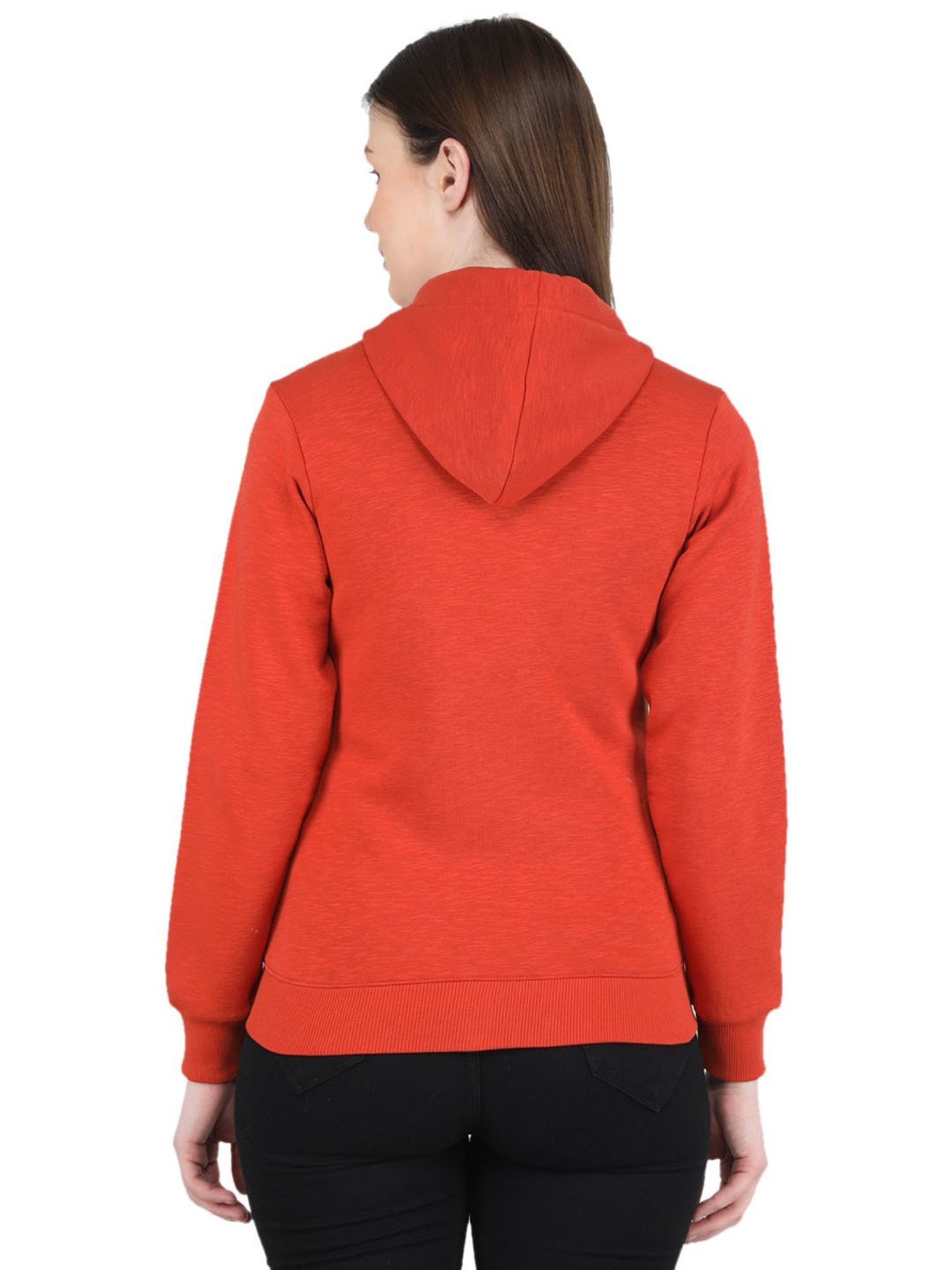 MOCA by Monte Carlo Red Regular Fit Hoodie