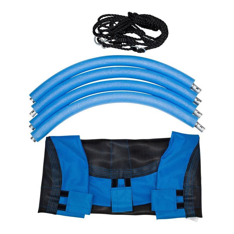 Swinging Monkey Giant 40 Inch 400 Pound Weight Capacity Comfortable Webbed Fabric Outdoor Family Play Saucer Swing, Blue