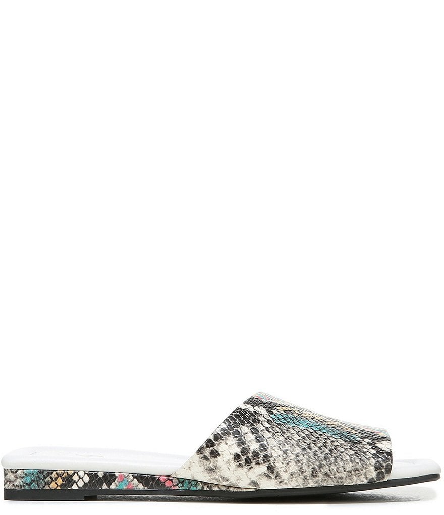 Sarto by Franco Sarto Bordo Snake Print Leather Slides