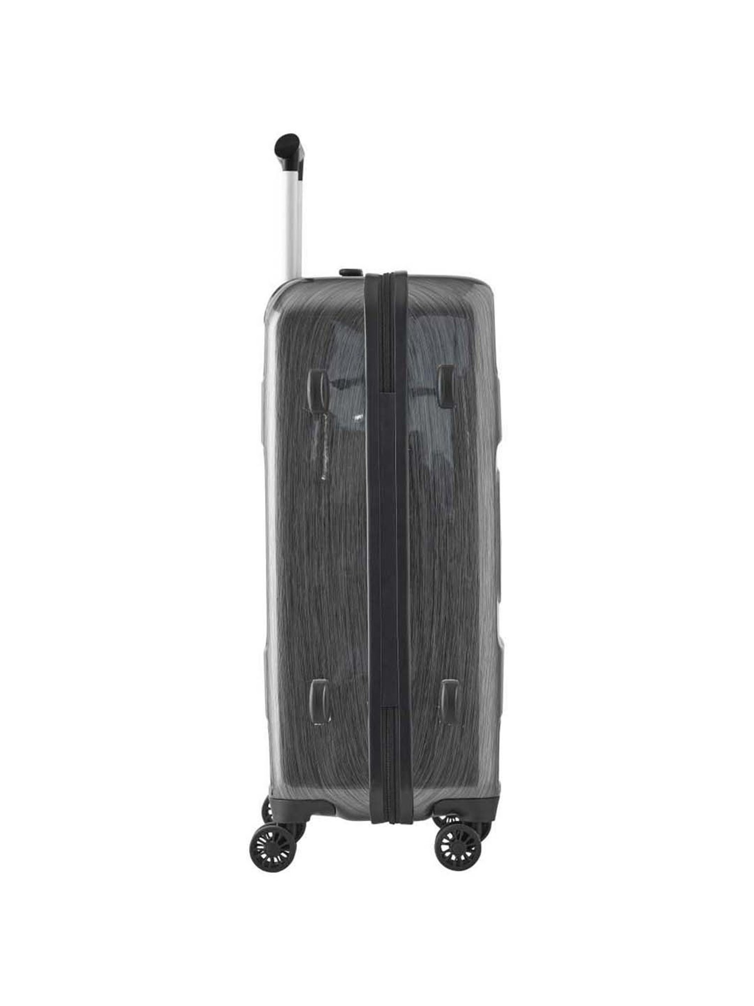 CAT Grey 8 Wheel Medium Hard Cabin Trolley - 45 cm