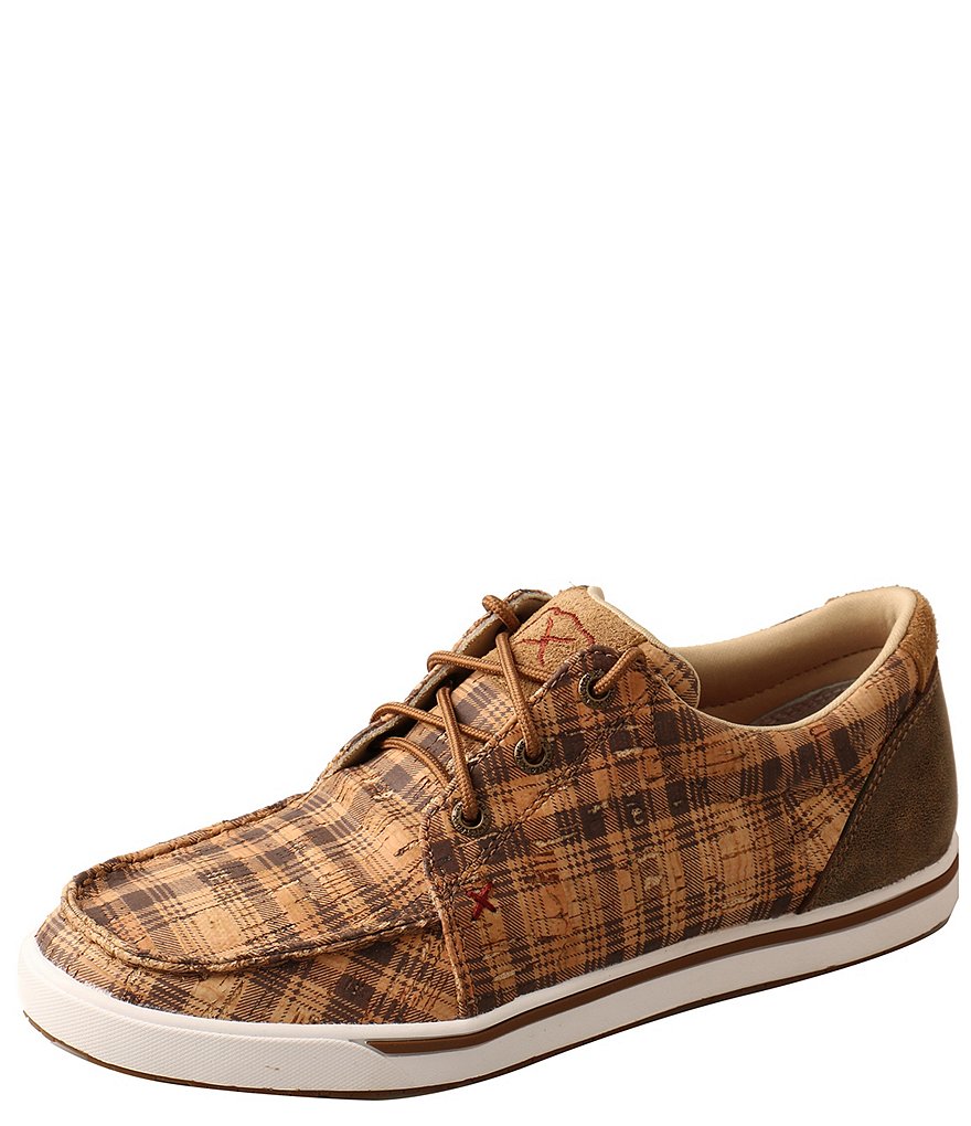 Twisted X Women's Plaid Cork Kicks Sneakers