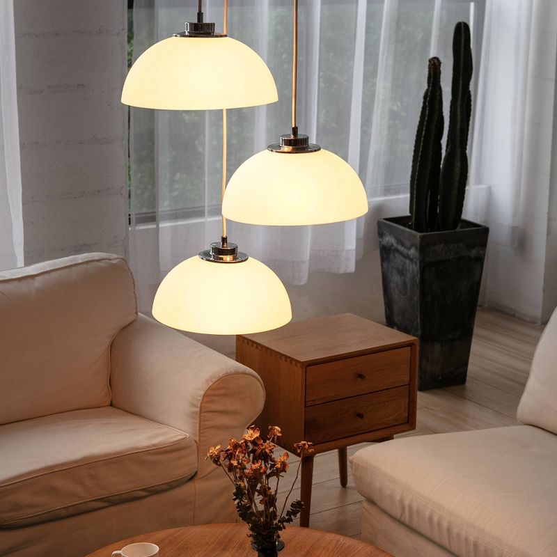 Tribeca Cascading Pendant Light White - Globe Electric