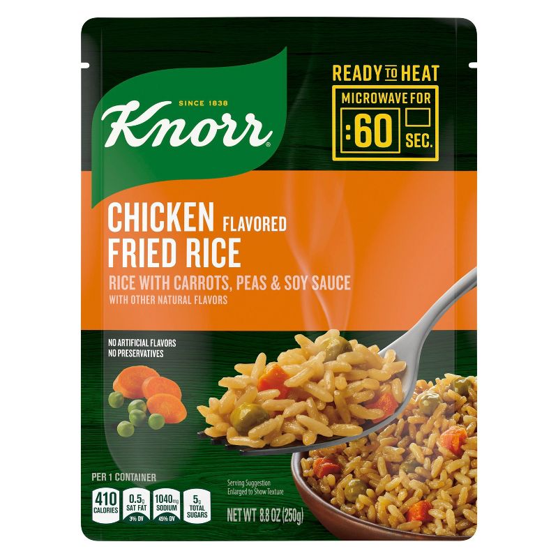 Knorr Ready to Heat Chicken Flavored Fried Rice - 8.8oz