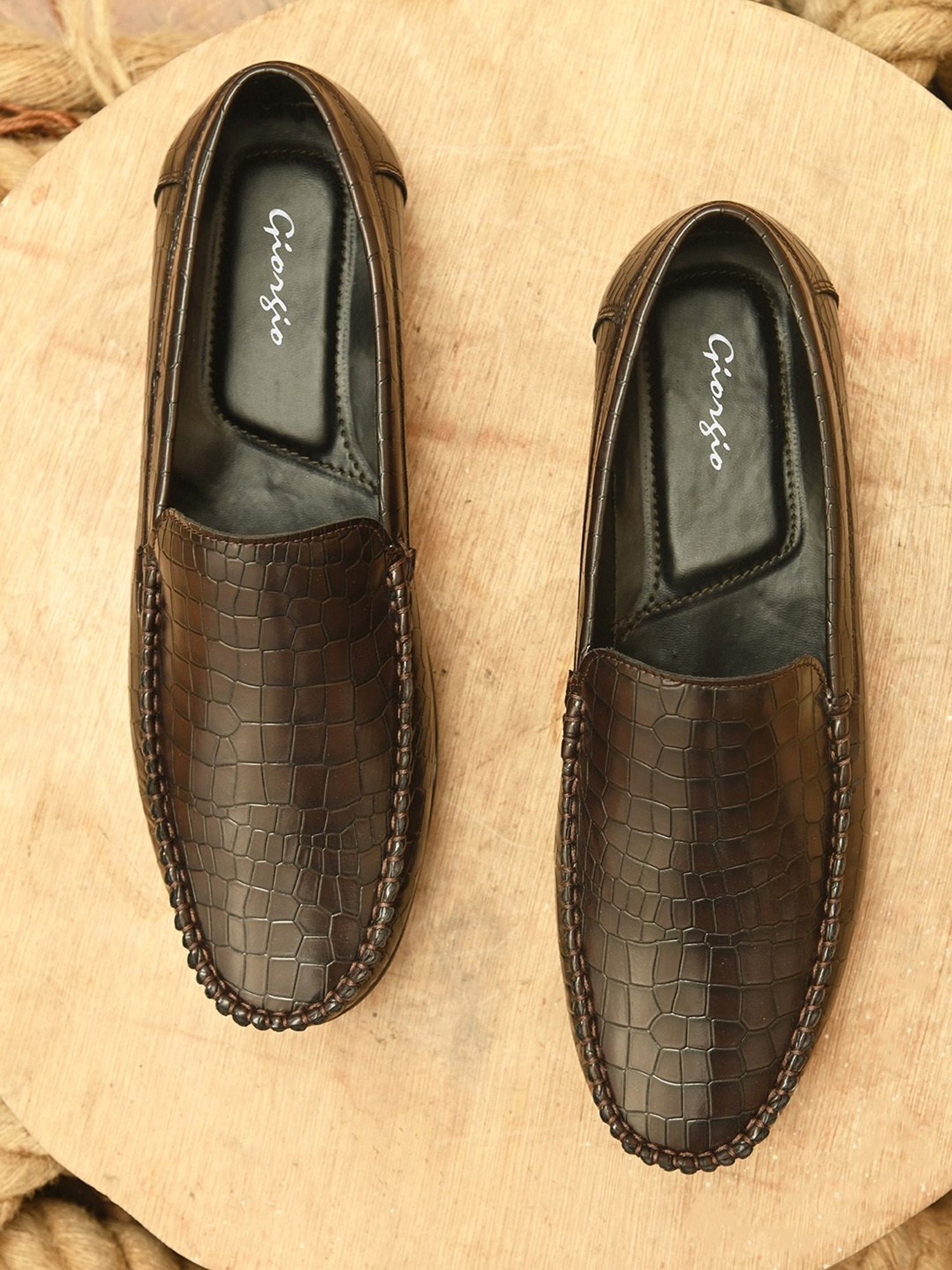Giorgio Men's Brown Casual Loafers