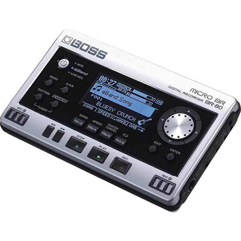 Micro BR Digital Recorder, Silver, (BR-80) (BR-80)