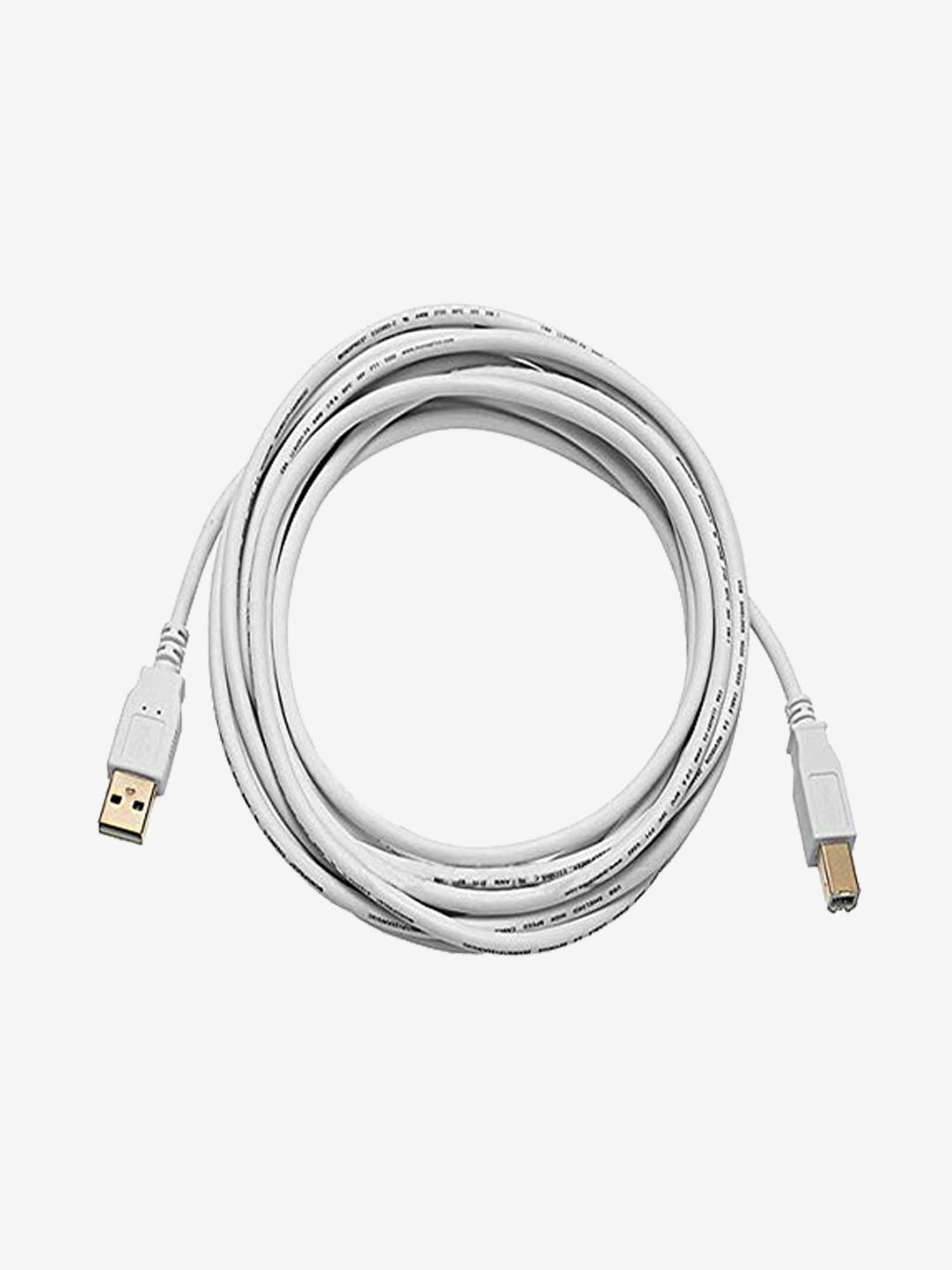 Ebsb High Speed 5m Usb Printer Scanner Cable (White)