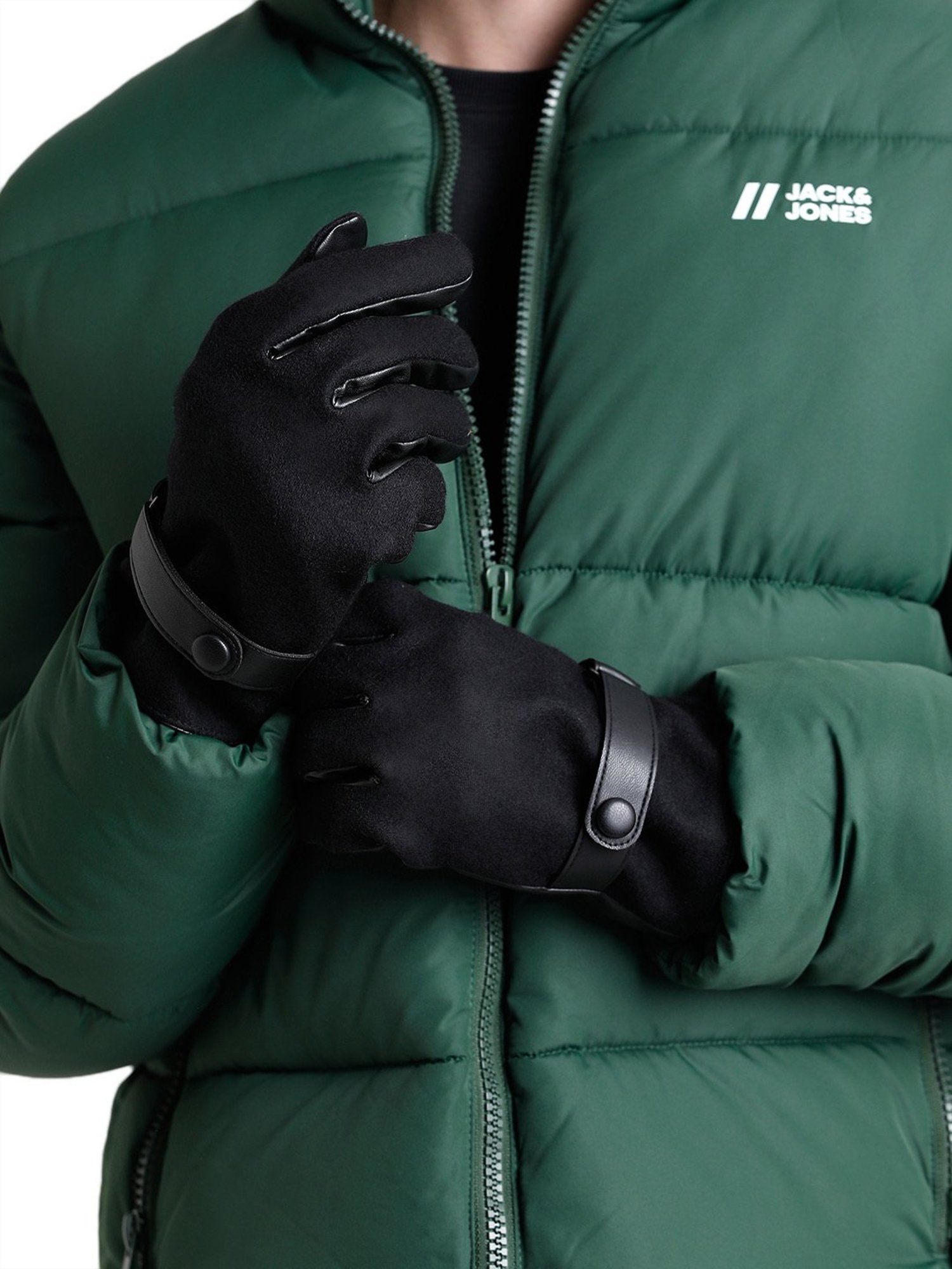 Jack & Jones Black Gloves