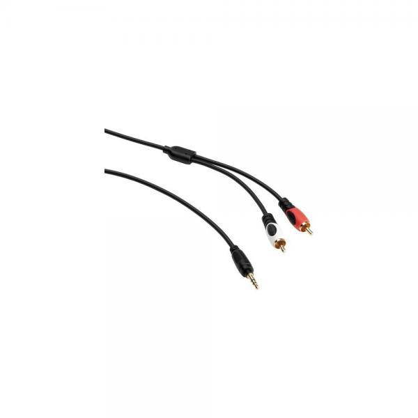 Pearstone 1/8" Stereo Mini to Dual RCA Y-Cable (20')