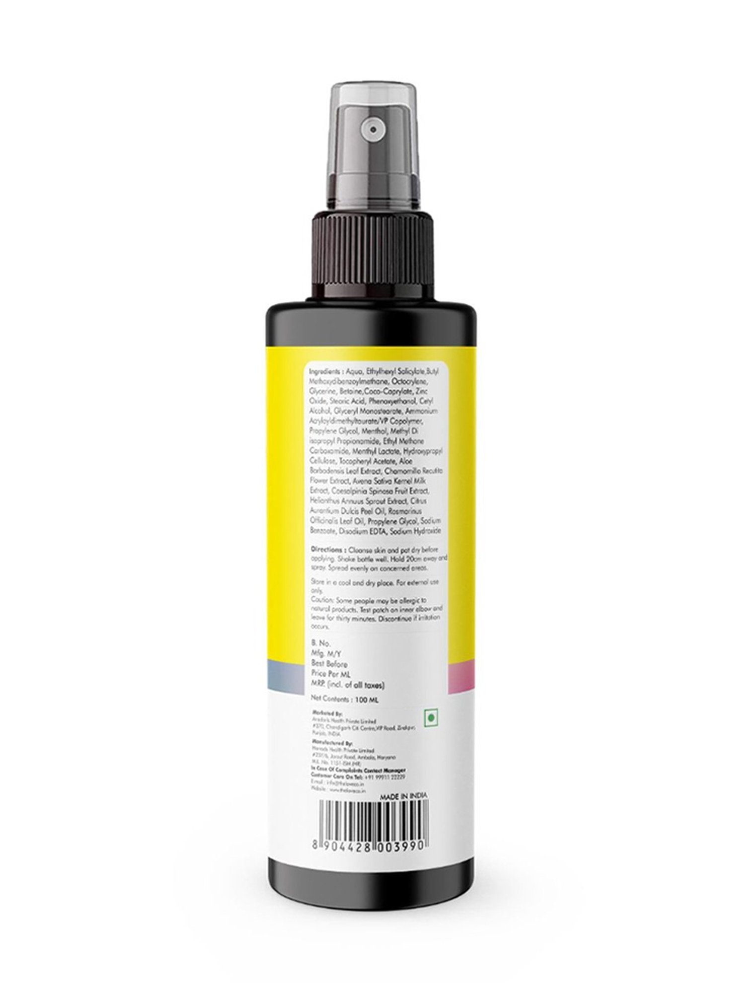 The Love Co. Sunscreen Spray SPF 40 PA++++ - 100 ml