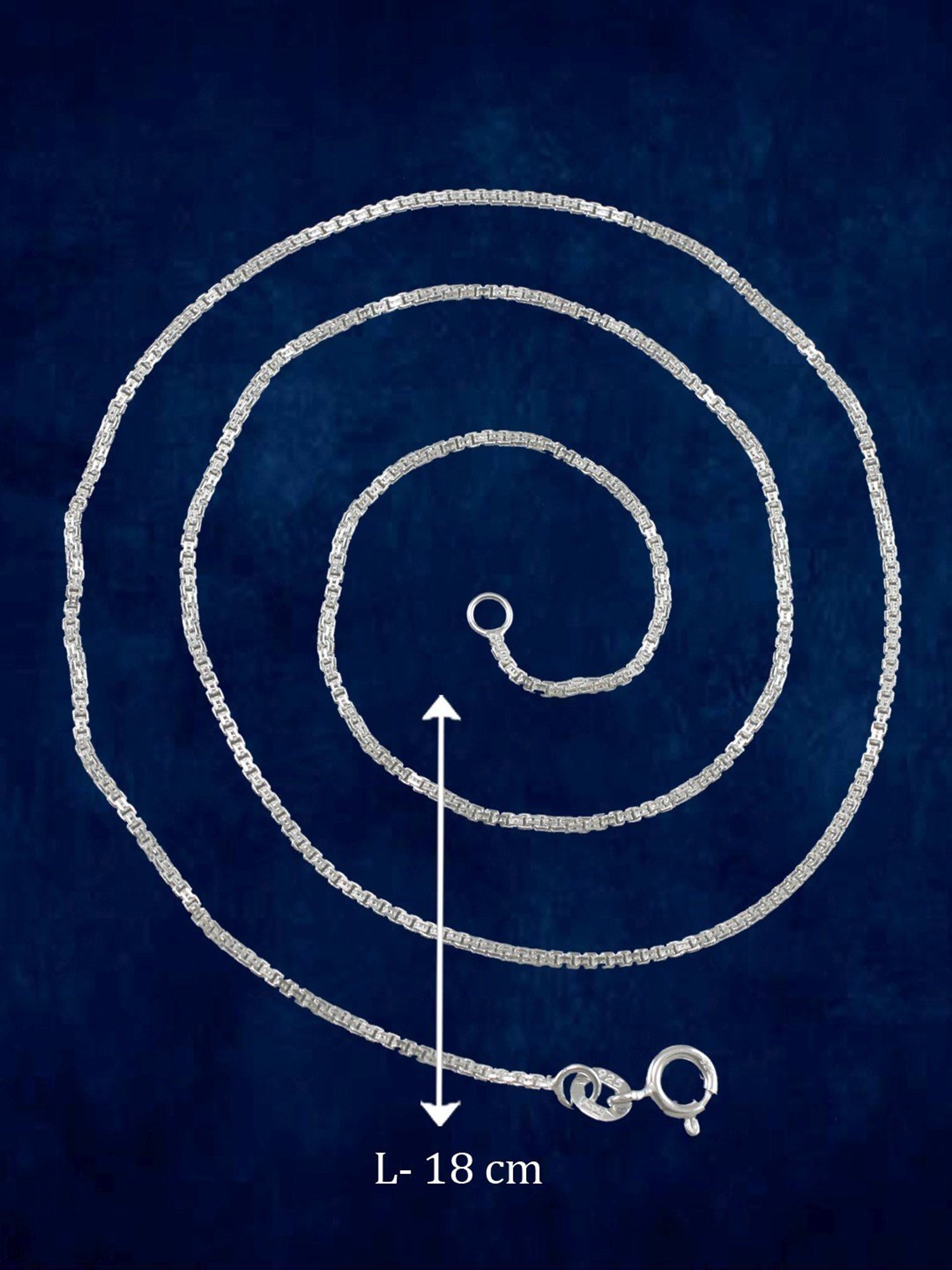 Taraash 92.5 Sterling Silver Chain for Women