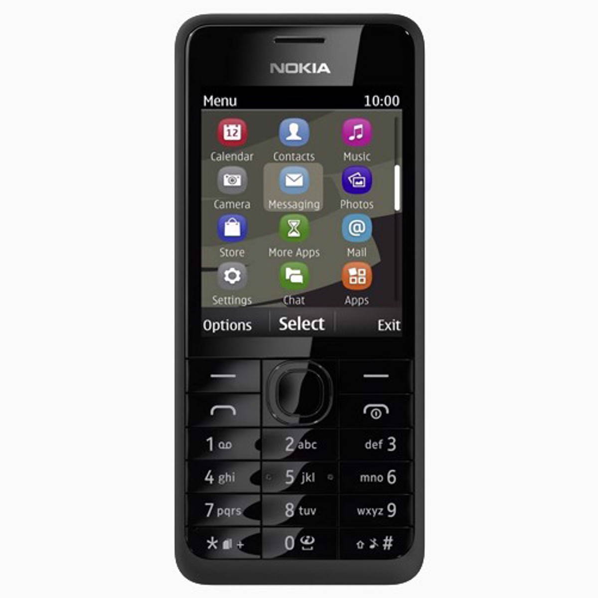 Nokia Asha 301 Dual-SIM 256MB ROM + 64MB RAM (GSM Only | No CDMA) Factory Unlocked 3G Cell-Phone (Red) - International Version