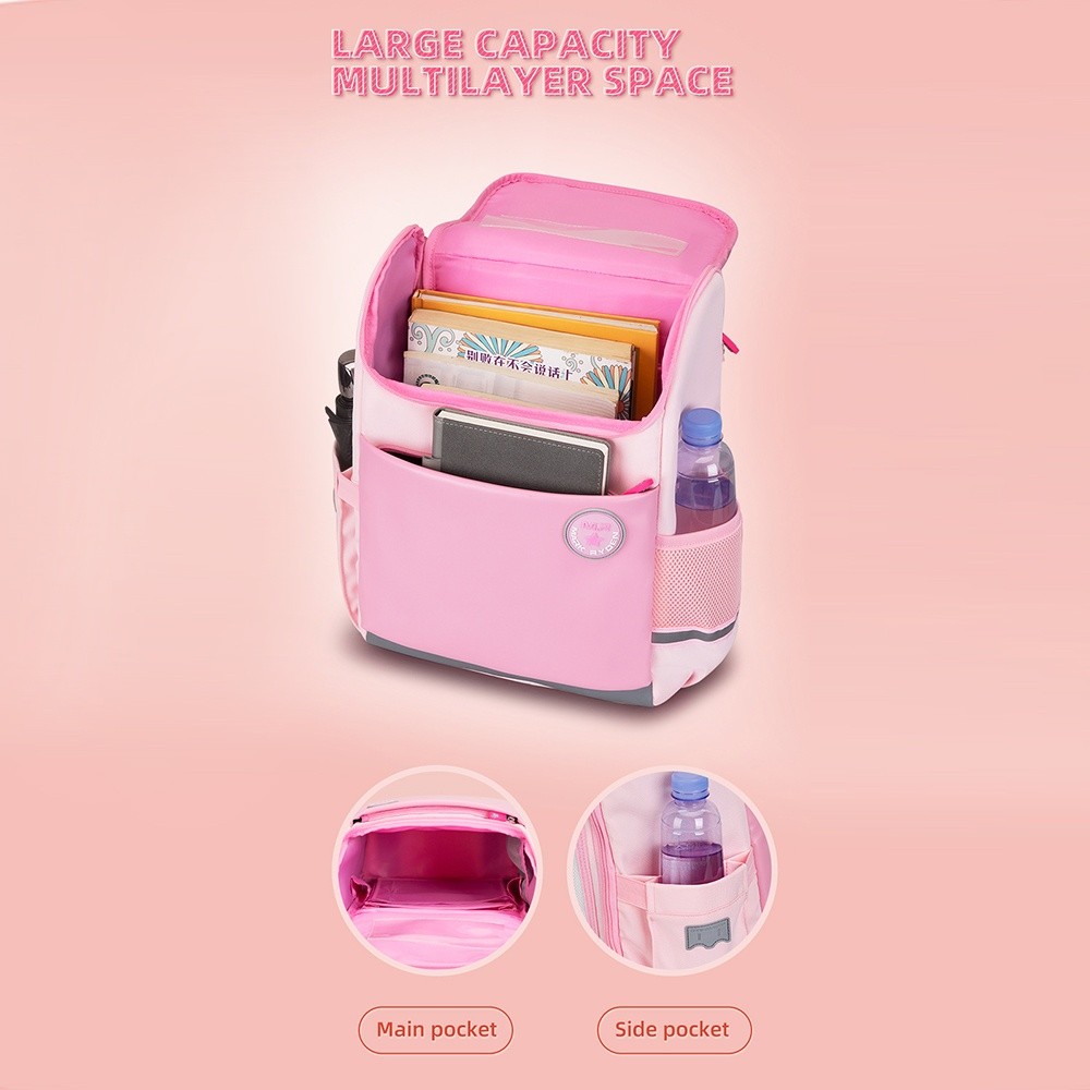 MARK RYDEN New Style 1-3-6 Grades Students Ease Spine Burden Hollow Cushioning Back Pad Backpack