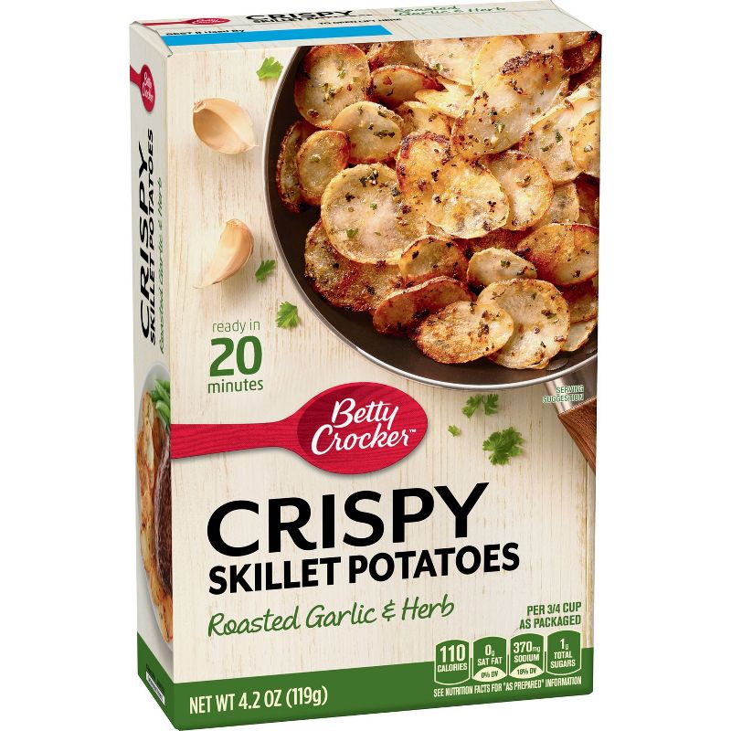 Betty Crocker Crispy Skillet Roasted Garlic & Herb Potatoes - 4.2oz