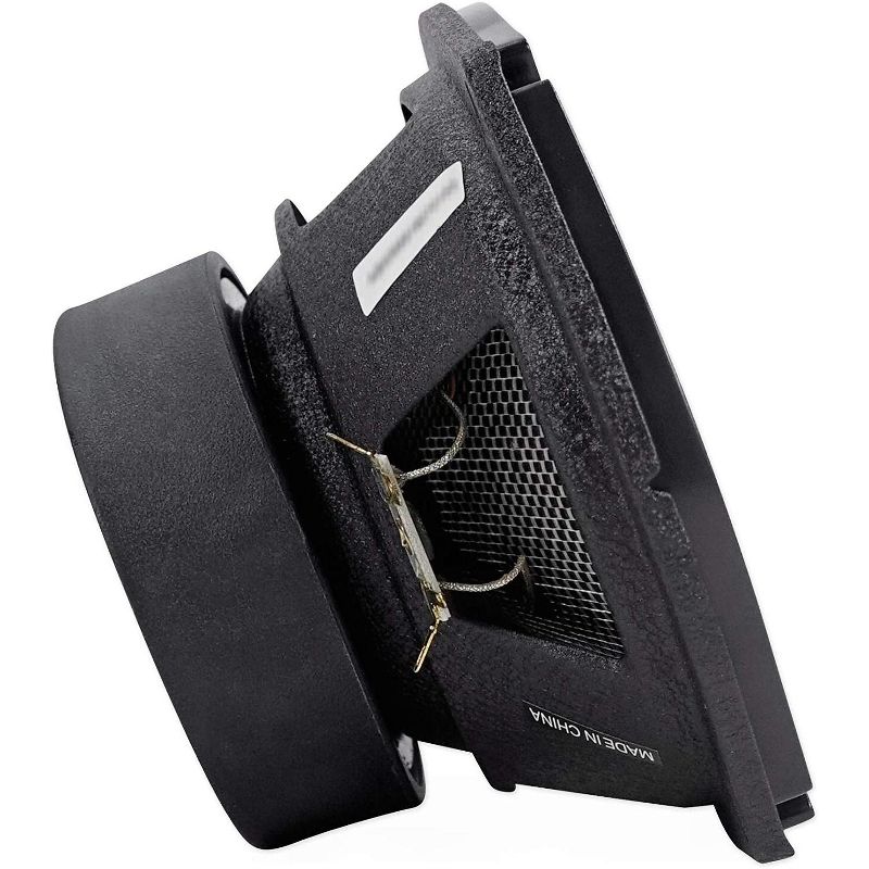 American Bass SQ 6.9 Coaxial 3 Way 6.9 Inch 20 Ounce Neodymium Swivel Tweeter Speaker with Woven Carbon Glass Fiber Cone and Butyl Rubber Surround