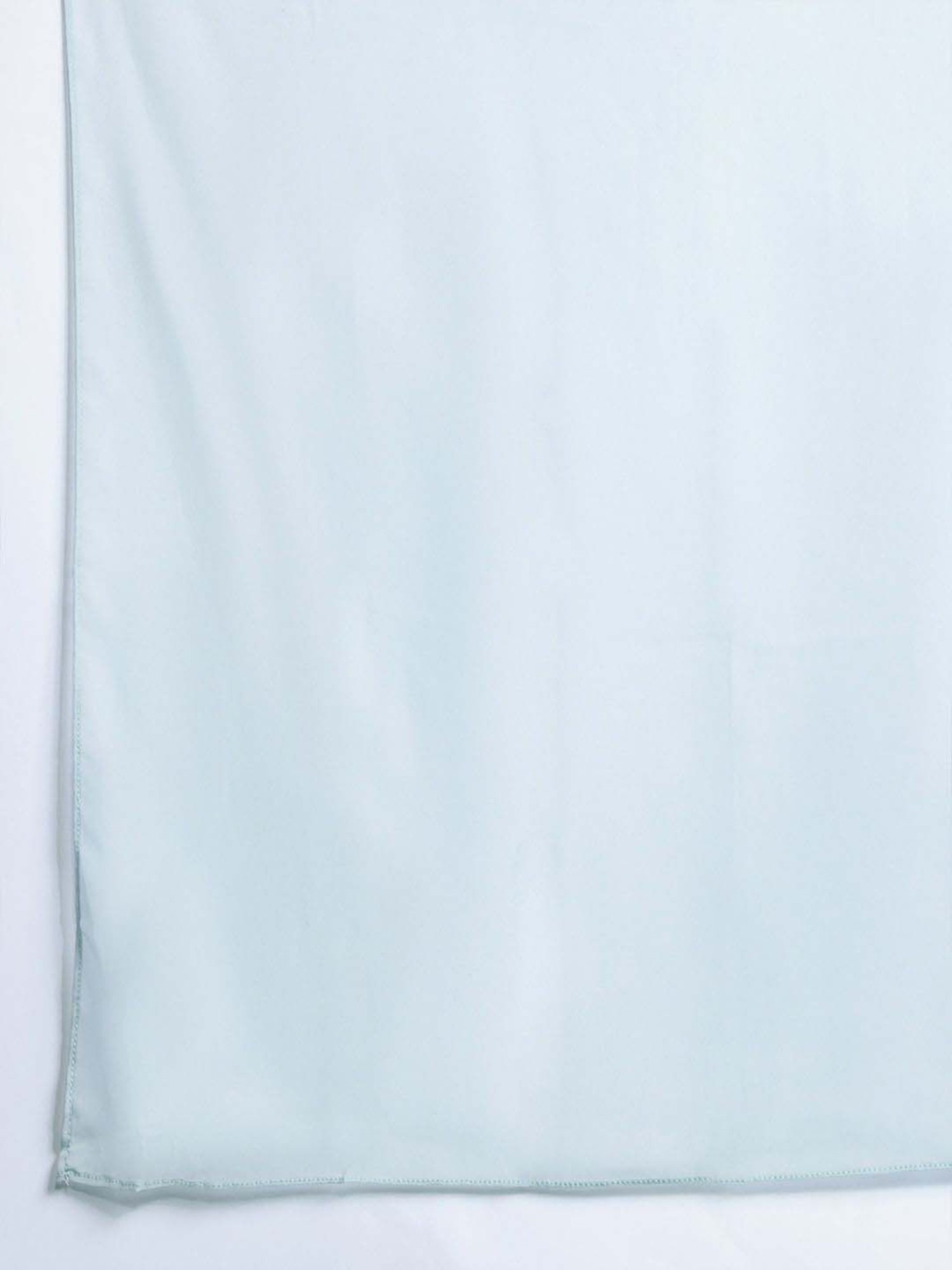 Indo Era Blue Plain Lehenga Choli Set With Dupatta & Belt