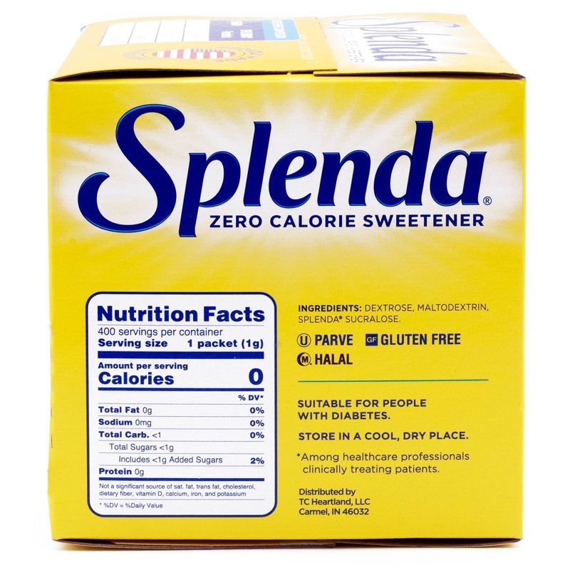 Splenda Zero Calorie Sweetener Packets - 14.1oz/400pk