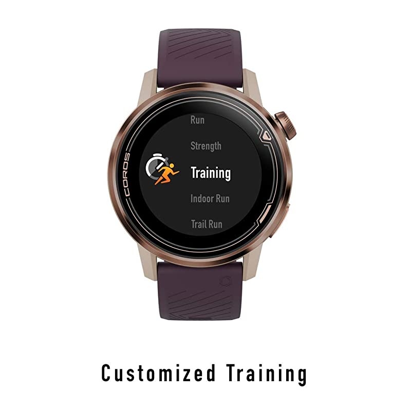 APEX Premium Multisport GPS Watch with Heart Rate Monitor 25h Full GPS Battery Sapphire Glass Barometer ANT+ amp BLE Connections Strava amp Training Peaks Gold|42mm