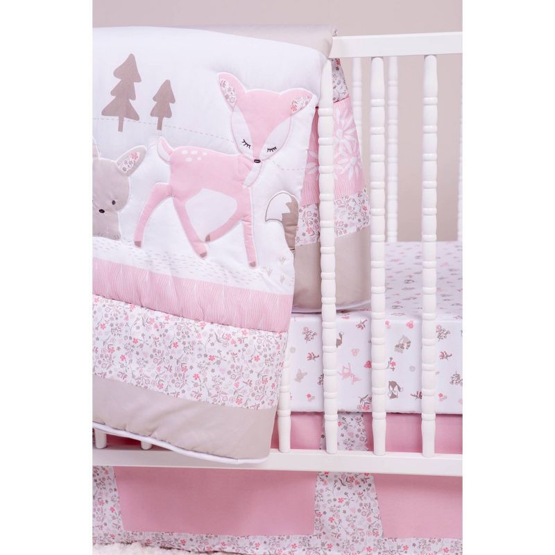 Sammy and Lou Sweet Forest Friends Crib Bedding Set - 4pc