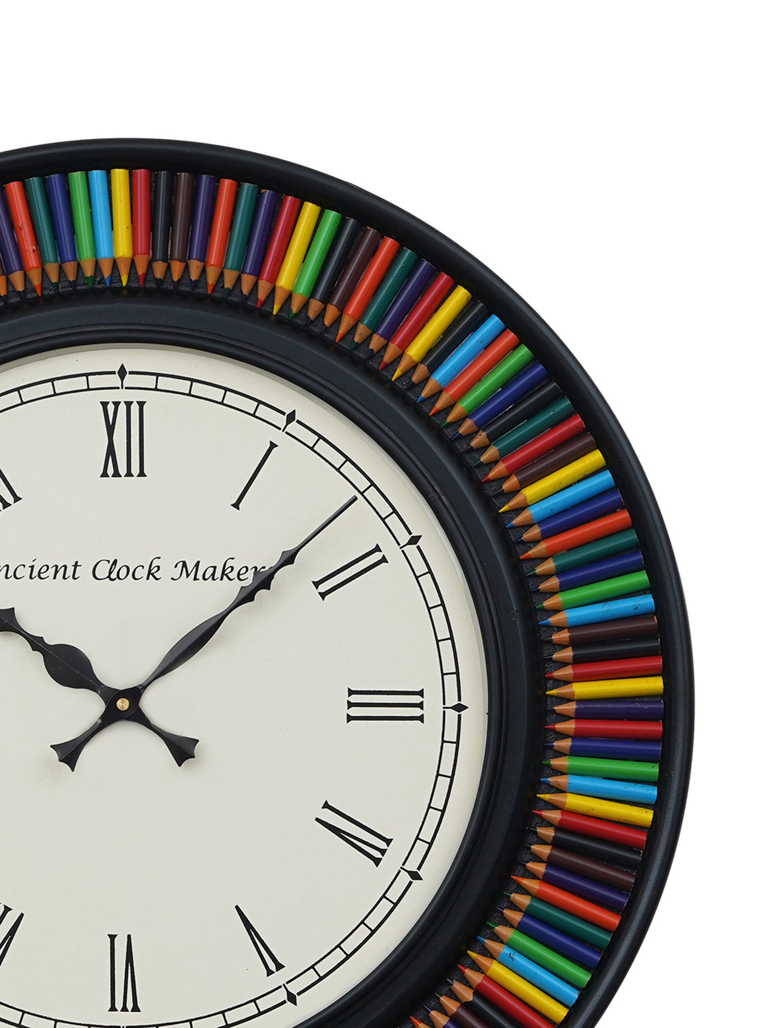 Braun Black Classic Large Analog Wall Clock With Silent Sweep Movement