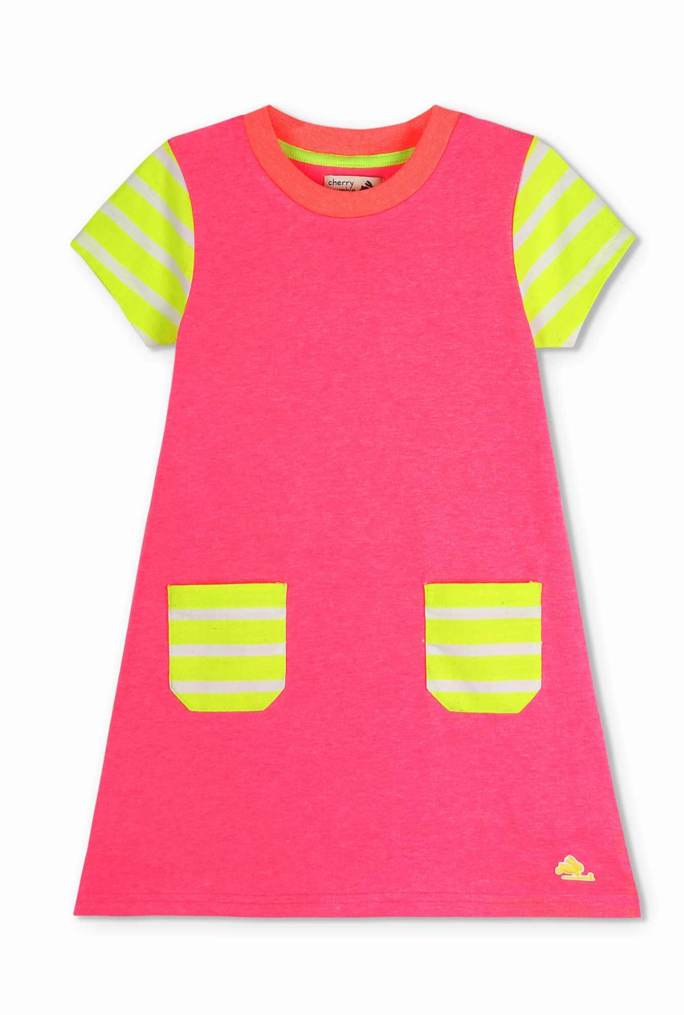 Cherry Crumble By Nitt Hyman Kids Pink Textured Dress