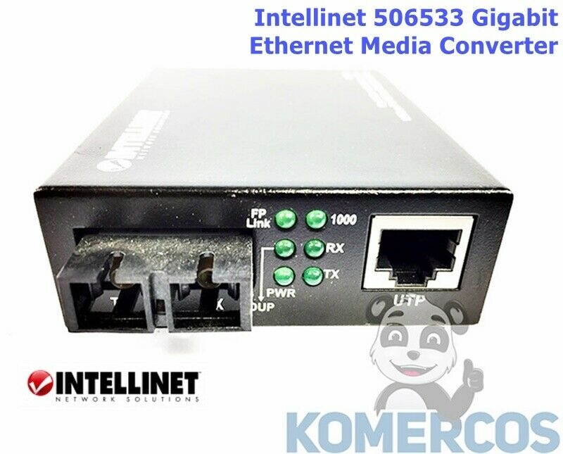 Intellinet 506533 Gigabit Ethernet Media Converter