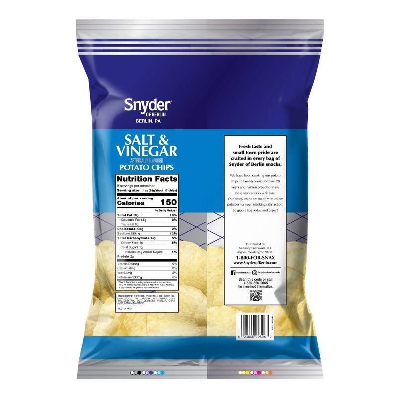 Snyder of Berlin Salt and Vinegar Chips - 9oz