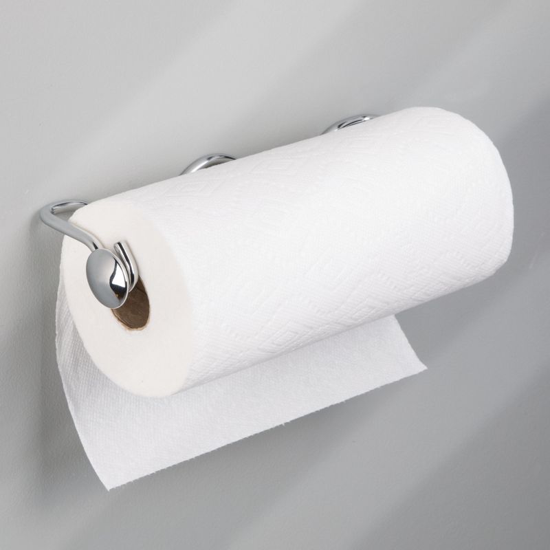 Home Basics  Easy Tear Bamboo Paper Towel Holder with Weighted Base, Natural