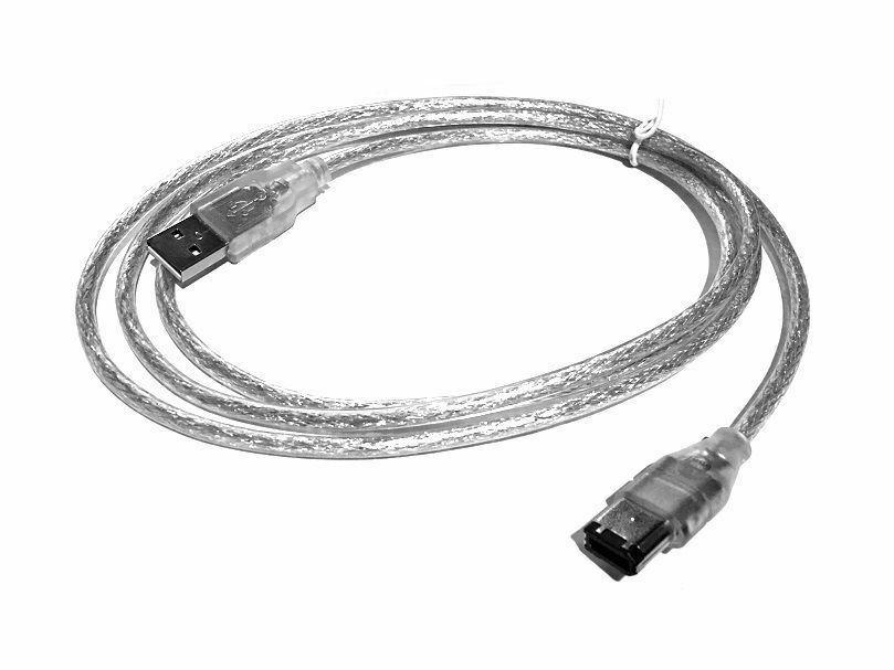 Micro Connectors, Inc. 6 feet Firewire Cable 1394B 9 Pin to 6 Pin (E07-238)