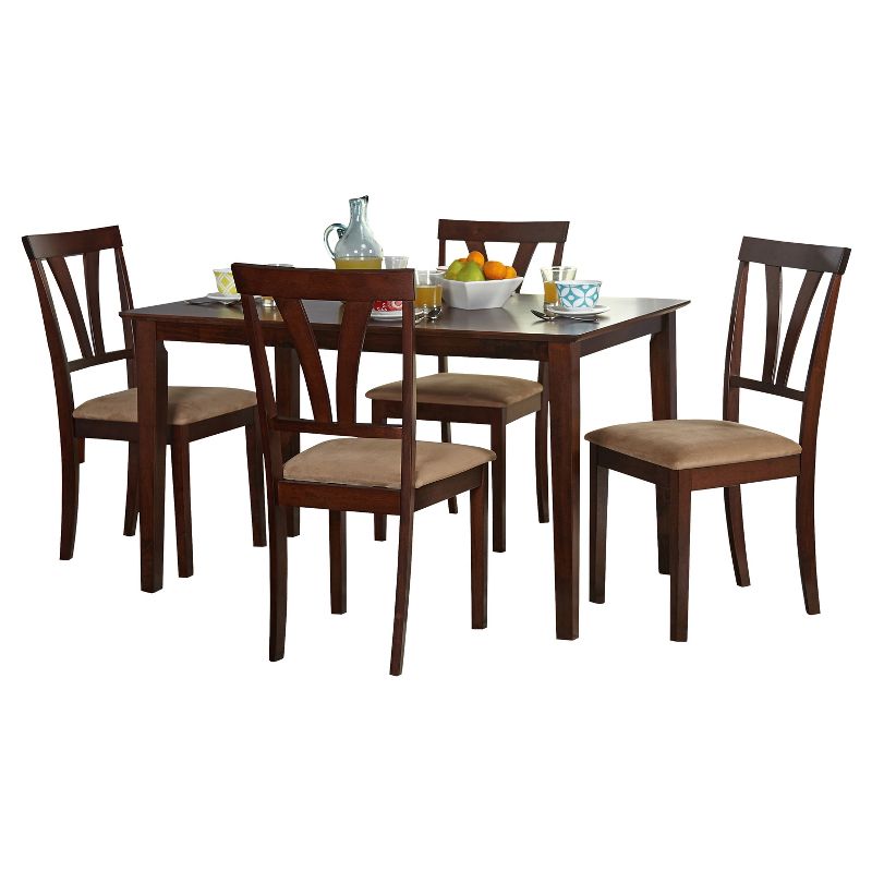 5pc Tuscan Dining Set Espresso - Buylaterals