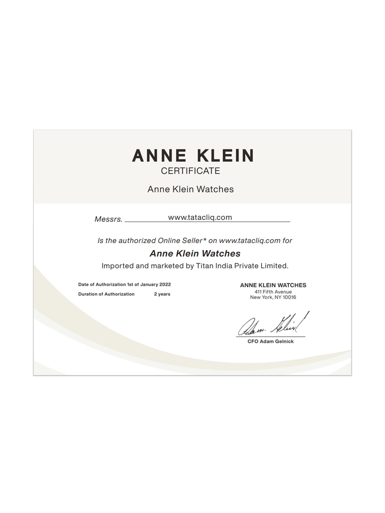 Anne Klein AK4068GPMV Analog Watch for Women