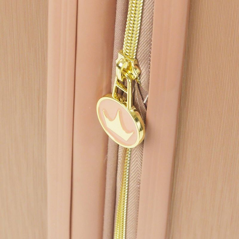 FUL Disney Princess Aurora Sleeping Beauty 21" Carry On Hardside Spinner Suitcase - Rose Gold