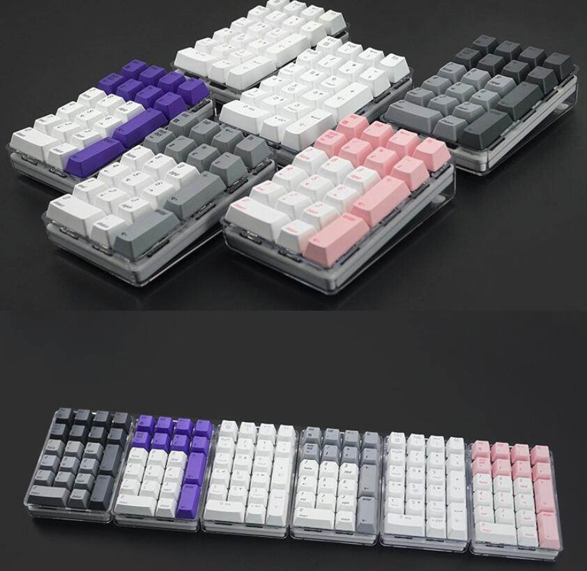 Mechanical Numeric Keypad Cherry MX  White Switch Wired Gaming Keypad Crystal Case White Backlit 21 Keys Mini Numpad Portable Keypad Extended Layout White Magicforce by Qisan