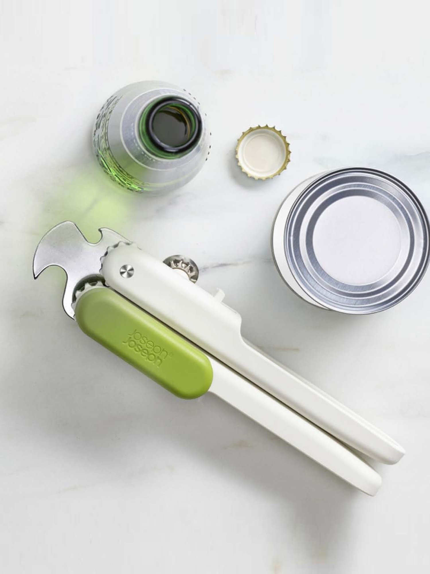 JOSEPH JOSEPH Silver & Green Steel 30.5 cm Elevate Tong - Set of 1