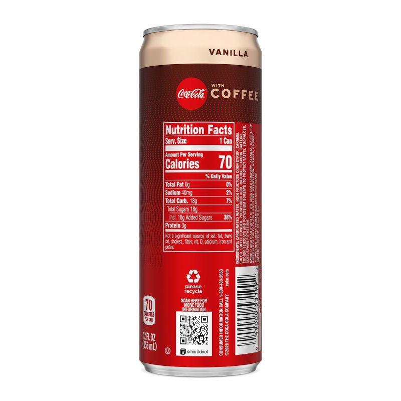 Coke with Coffee Vanilla- 12 fl oz Can