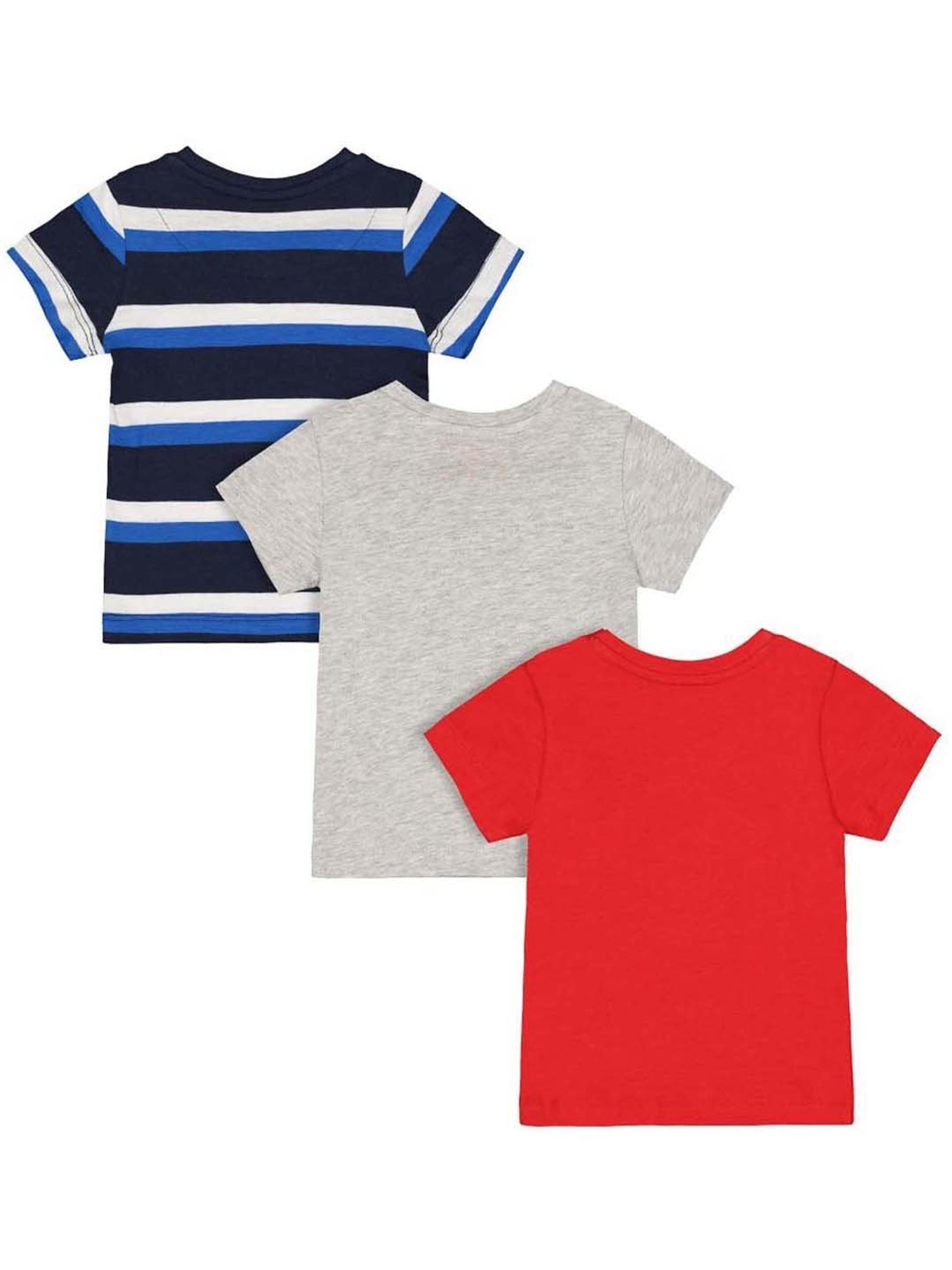 Mothercare Kids Multicolor Printed T-Shirt (Pack of 3)