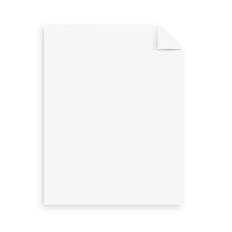 235 Sheets Smooth Cardstock 8.5"x11" White - Astrobrights