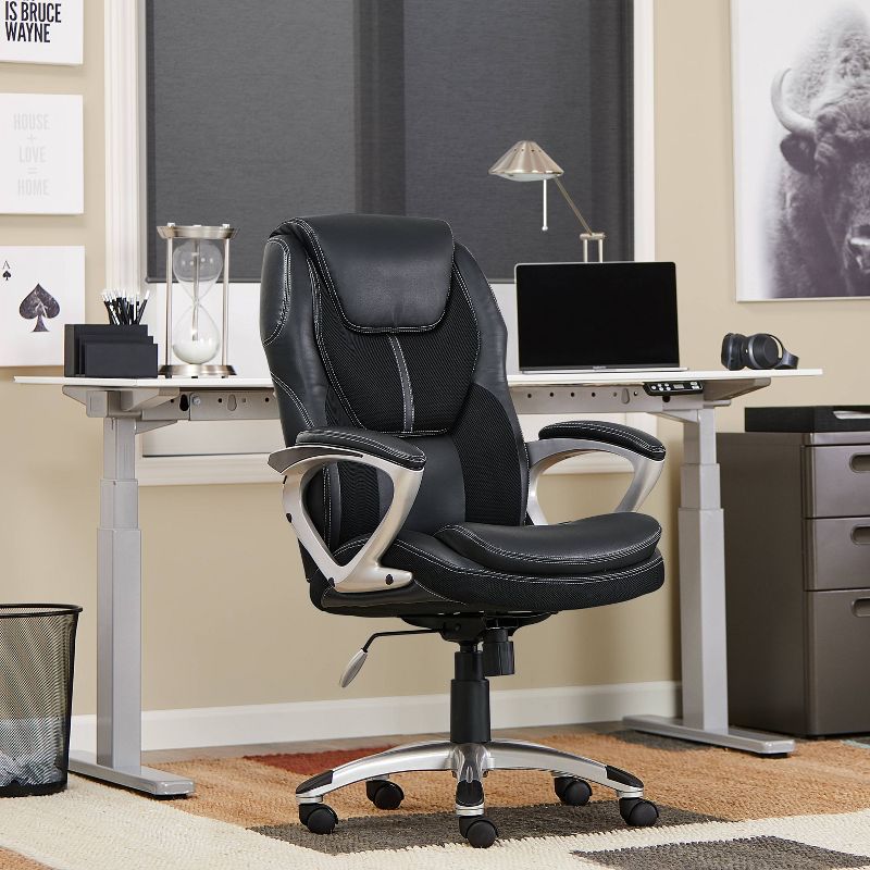 Executive Chair Black Mesh - Serta