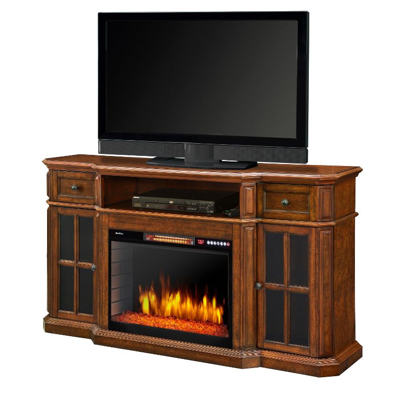 Sinclair 60" Media Fireplace Aged Cherry - Muskoka