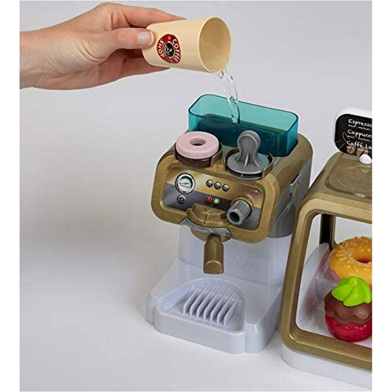 Melissa & Doug 11-Piece Brew and Serve Wooden Coffee Maker Set - Play Kitchen Accessories