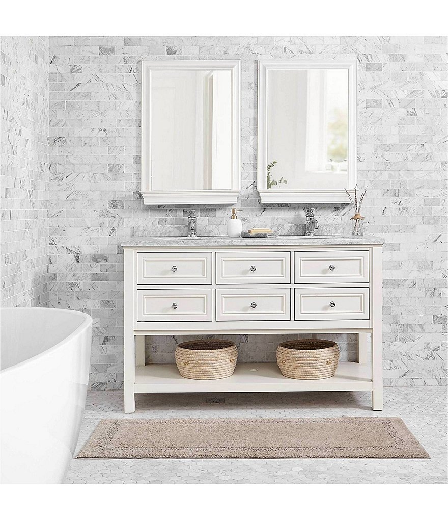 Nautica Peniston Solid Cotton Bath Runner Rug