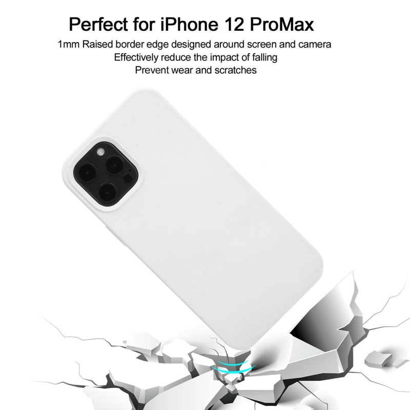 smartphone case Mobile Phone Case Liquid Silicone Shockproof Phone Protection Cover for iPhone 12 ProMax shockproof fitted