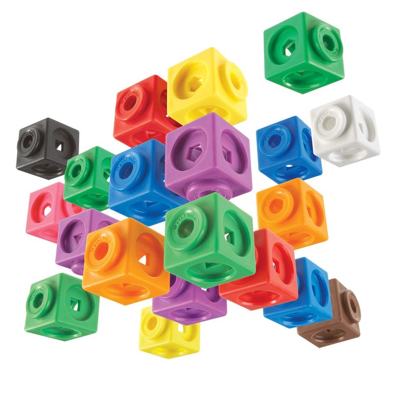 Learning Resources Mathlink Cubes, Educational Counting Toy, Set of 1000 Cubes, Grades K+, Ages 4+