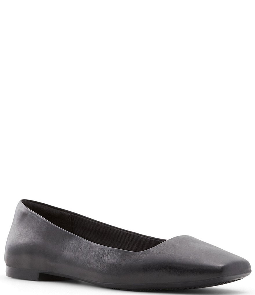 ALDO KoosaFlex Leather Square Toe Dress Flats