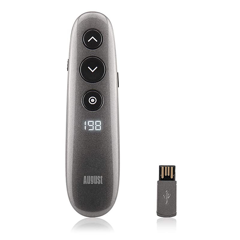 Spotlight Wireless Presenter with No Laser  WP200 Smart MultiFunction Powerpoint Presentation Clicker with OnScreen Zoom Highlight and Point Functions Present to Your Audience Safely
