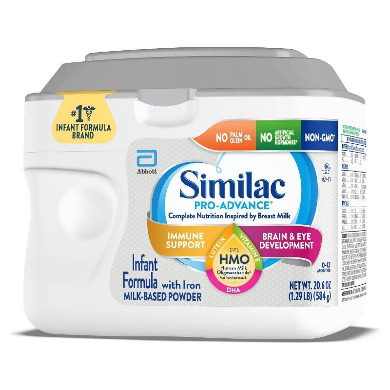 Similac Pro-Advance Non-GMO Infant Formula with Iron Powder - 20.6oz