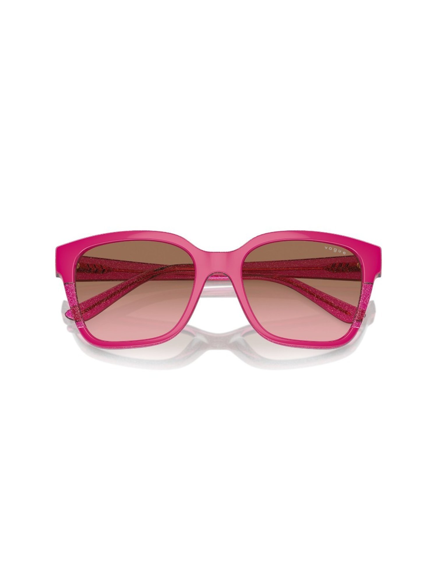 VOGUE EYEWEAR Women Gradient Brown Lens Square Sunglasses - 0VO5558S31351455