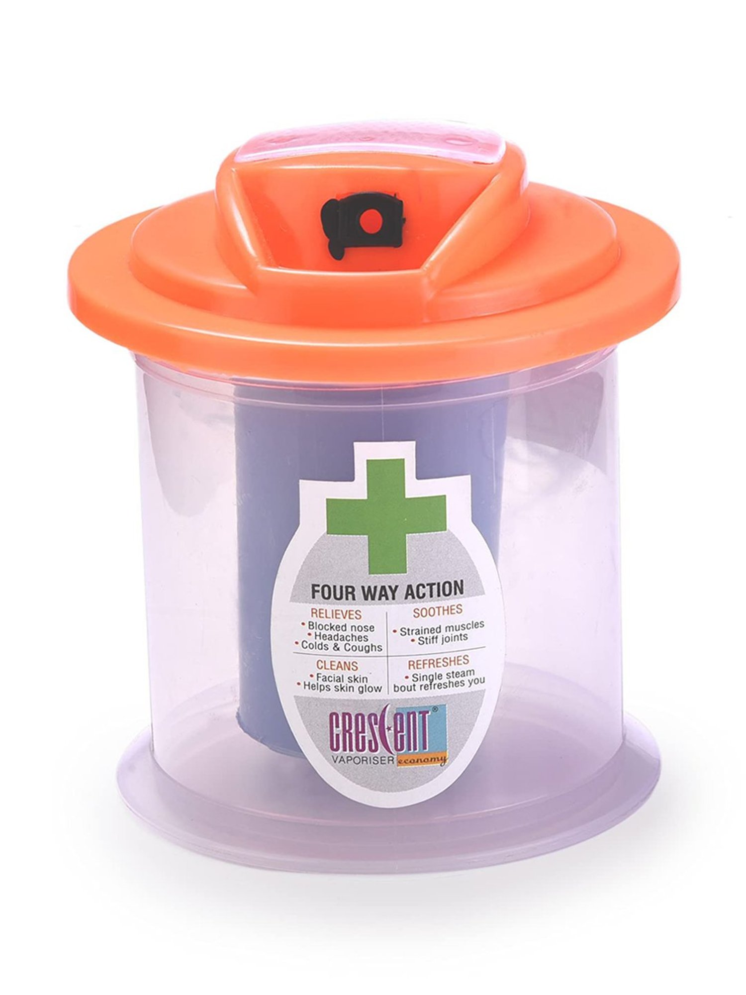 Crescent Economy Facial Steamer Vaporizer for Cold & Cough, Sinus, Hydrated & Flawless Skin (Blue)