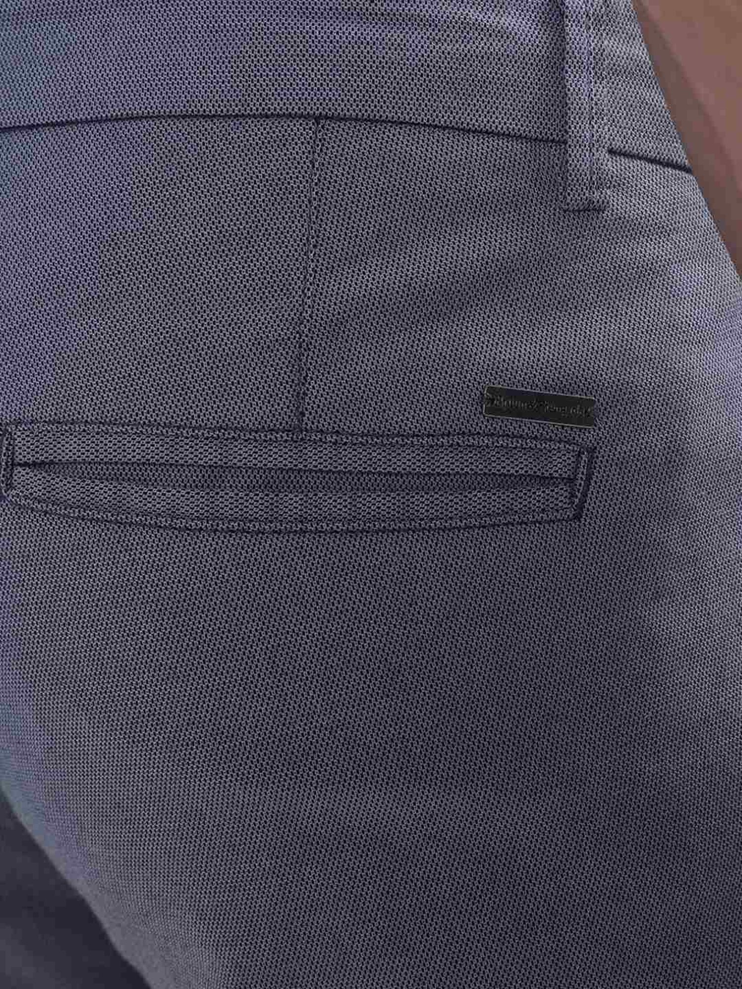 Bruun & Stengade Blue Slim Fit Trousers