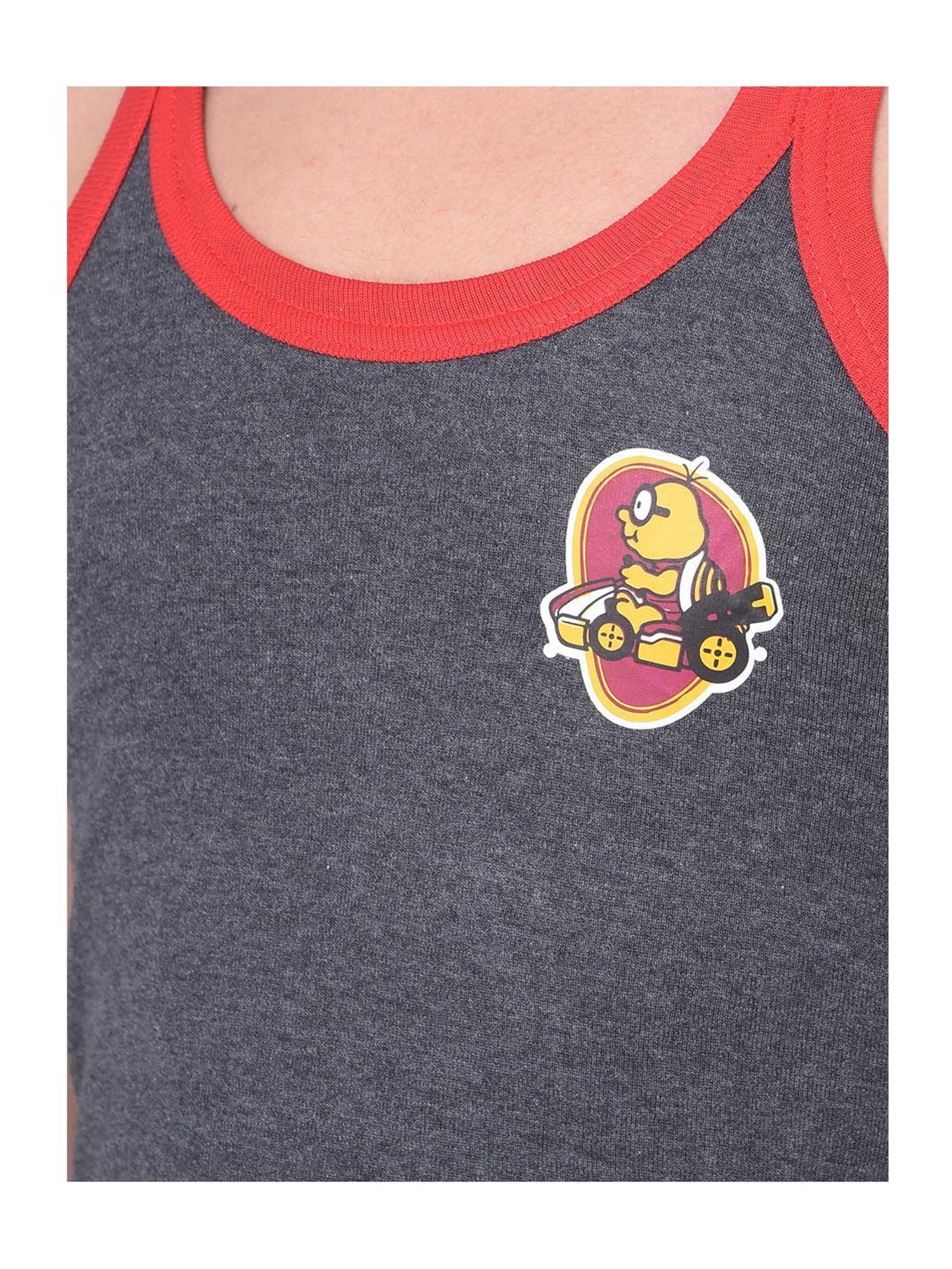 Dyca Boys Assorted Printed Vest (Pack Of 4)